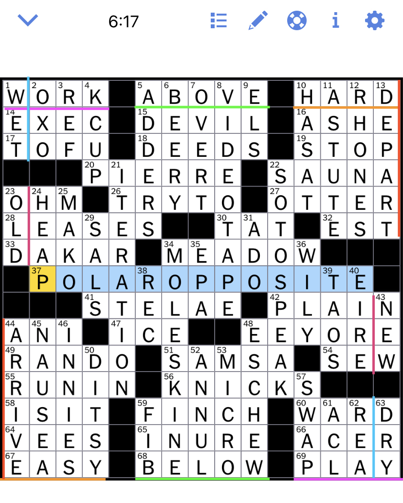 The New York Times Crossword Puzzle Solved Tuesday s New York Times  - Are Ny Times Tuesday Crosswords Easier Than Monday