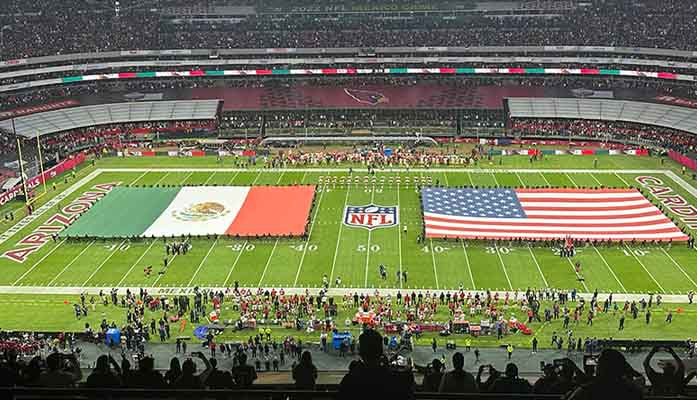 Mexico Fans Take Over San Francisco 49ers Arizona Cardinals Game At  - Arizona City In Take It Easy Crossword