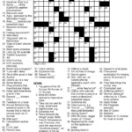 10 Best Large Print Easy Crossword Puzzles Printable Printableecom  - Best Online Crossword Puzzles Easy