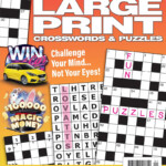 Large Print Crosswords Magazine Lovatts Crossword Puzzles Games Trivia - Big And Easy Crossword Puzzle Magazines