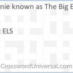 Ernie Known As The Big Easy Crossword Clue CrosswordUniversal - Big Easy Golfer Ernie Crossword Clue