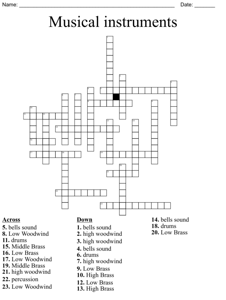 55 Percussion Instruments Crossword Clue 9 Crossword Clue - Cheat For Crossword Vol 46 1 Easy