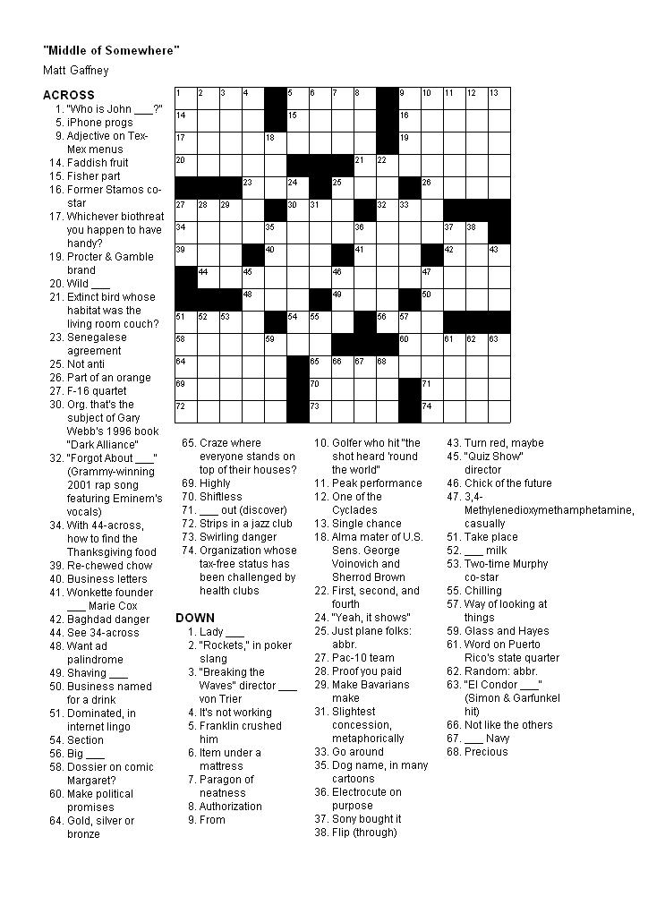 Refreshing Printable Chicago Tribune Crossword Roy Blog - Chicago Tribune Easy Crossword