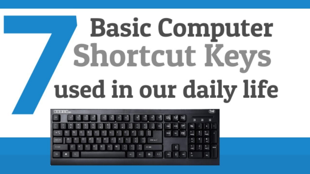 7 Basic Computer Tricks To Make Life Easier Computer Shortcut Keys  - Computer Key To Make Life Easier Crossword