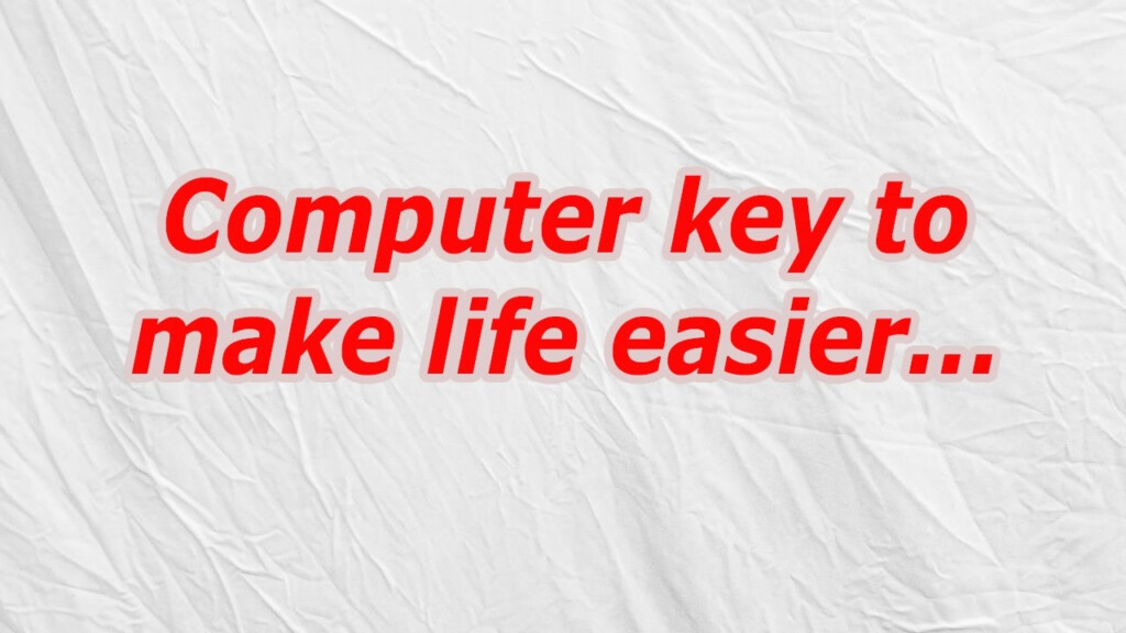 Computer Key To Make Life Easier CodyCross Answer Cheat YouTube - Computer Key To Make Life Easier Crossword