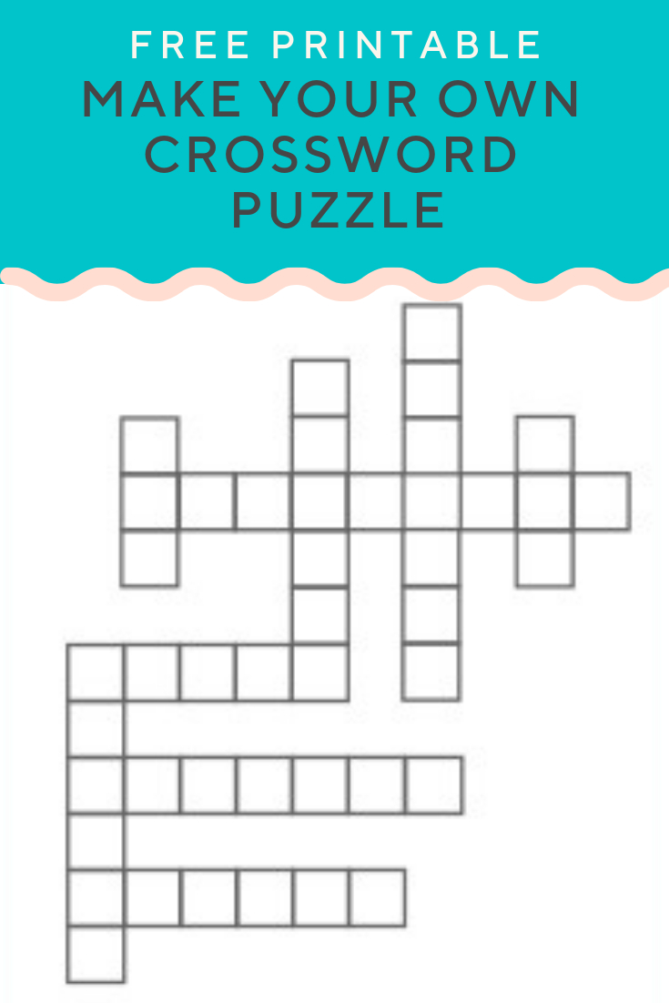 Create Your Own Crossword Puzzle Printable Printable Crossword Puzzles - Create Your Own Easy Crossword Puzzles