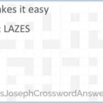 Takes It Easy Crossword Clue ThomasJosephCrosswordAnswers - Crossword Clue Take It Easy