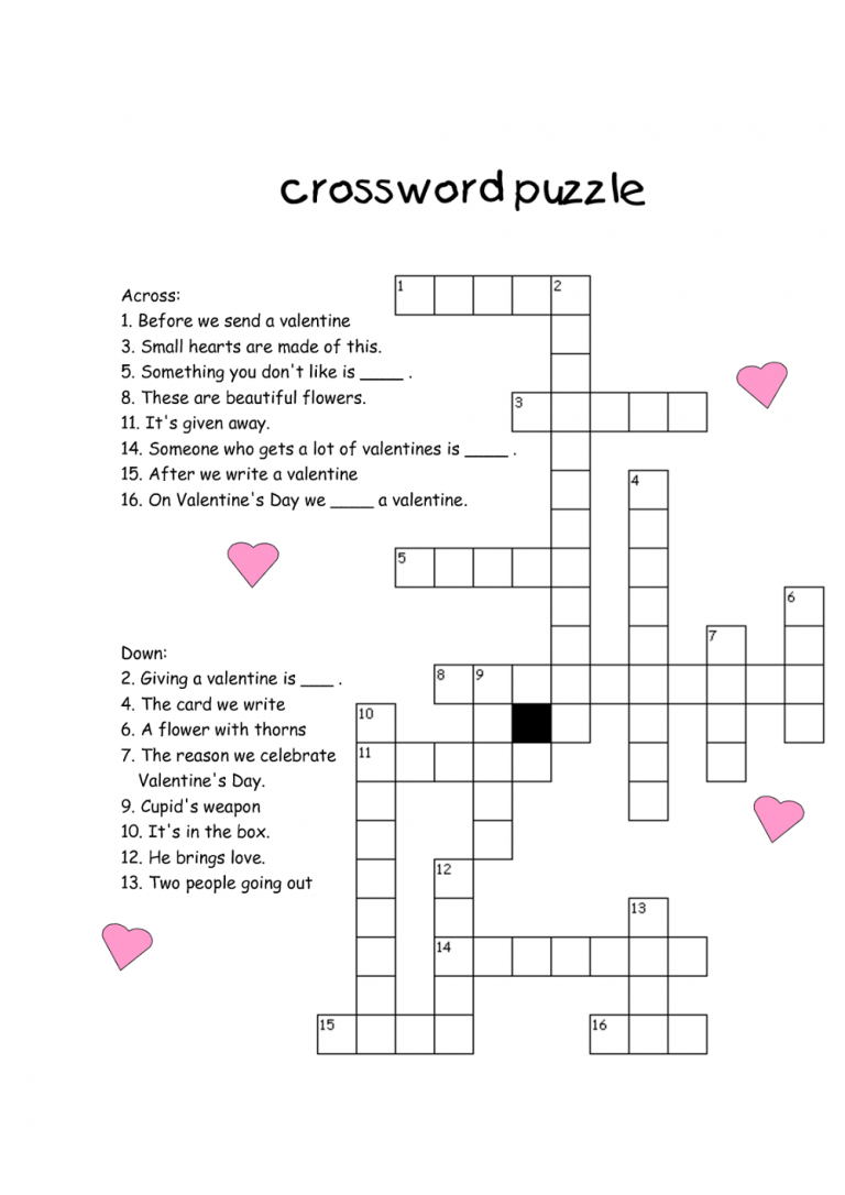 Very Easy Crossword Puzzles Fun 101 Printable - Crossword Clue Very Easy