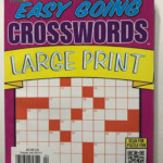 Kappa Easy Going Crosswords Large Print Puzzles Fun April 2017 FREE  - Crossword Easy Going Sort
