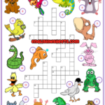 Pin On Printables Worksheets - Crossword Easy To Manage As A Pet