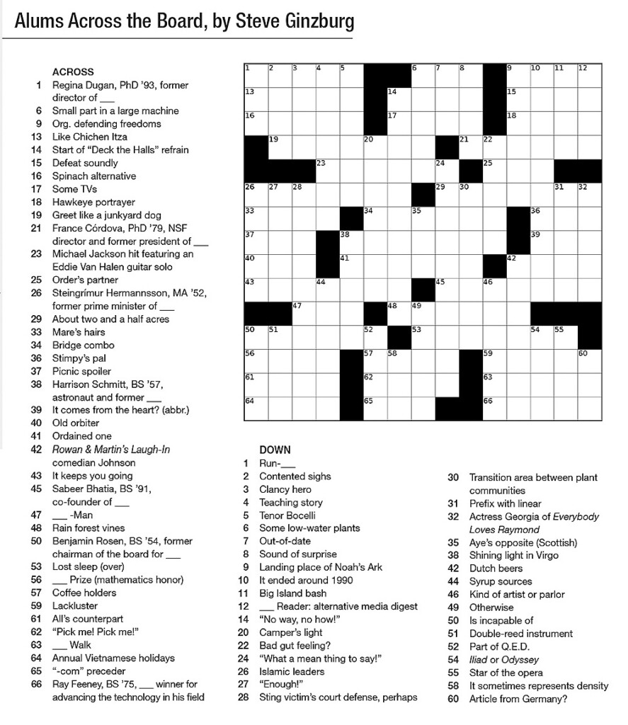 Puzzled The Story Of The Crossword Creating Caltech Alum Caltech  - Crossword Making Easy To An Excessive Degree