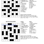 Printable English Crossword Puzzles With Answers Printable Crossword  - Crossword Puzzle With Answers Easy