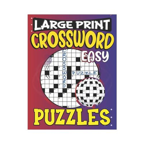 Large Print Easy Crossword Puzzles Crossword Puzzle Books Easy  - Crossword Puzzles Books Easy Progresive