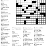 Free Easy Printable Crossword Puzzles For Adults - Crossword That Wasn't Easy