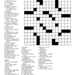 Free Easy Crossword Puzzles To Print Out Clubstopp - Crossword To Print Easy