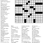 Free Printable Usa Today Crossword Puzzles Printable Crossword Puzzles - Crossword Usa Today Easy