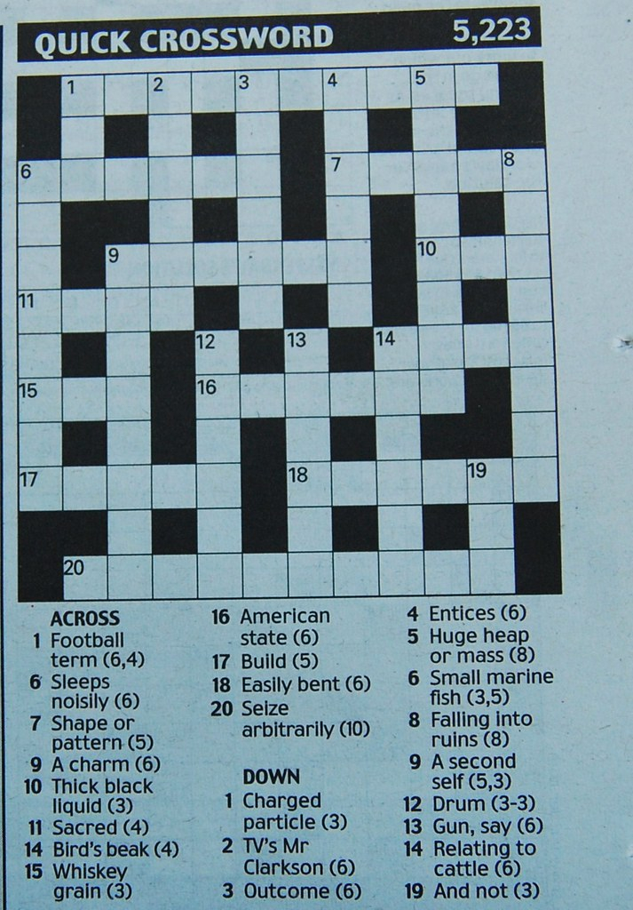 Daily Mail Quick Crossword 03 10 09 Puzzled Flickr - Daily Mail Easy Crossword Puzzles