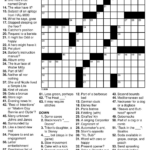 The Daily Commuter Puzzlejackie Mathews Tribune Content Agency  - Daily Record Easy Crossword