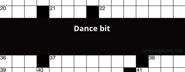 Dance Bit Crossword Clue - Dance Easy Task Crossword Clue