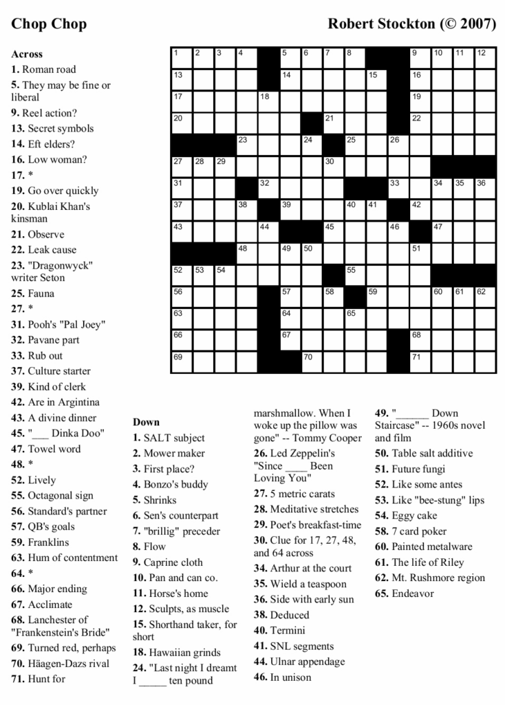 Dell Printable Crossword Puzzles Printable Crossword Puzzles - Dell Easy Printable Crossword Puzzles