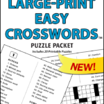 Large Print Easy Crosswords Puzzle Packet Vol 1 Penny Dell Puzzles - Dell Large Print Easy Crossword Puzzles