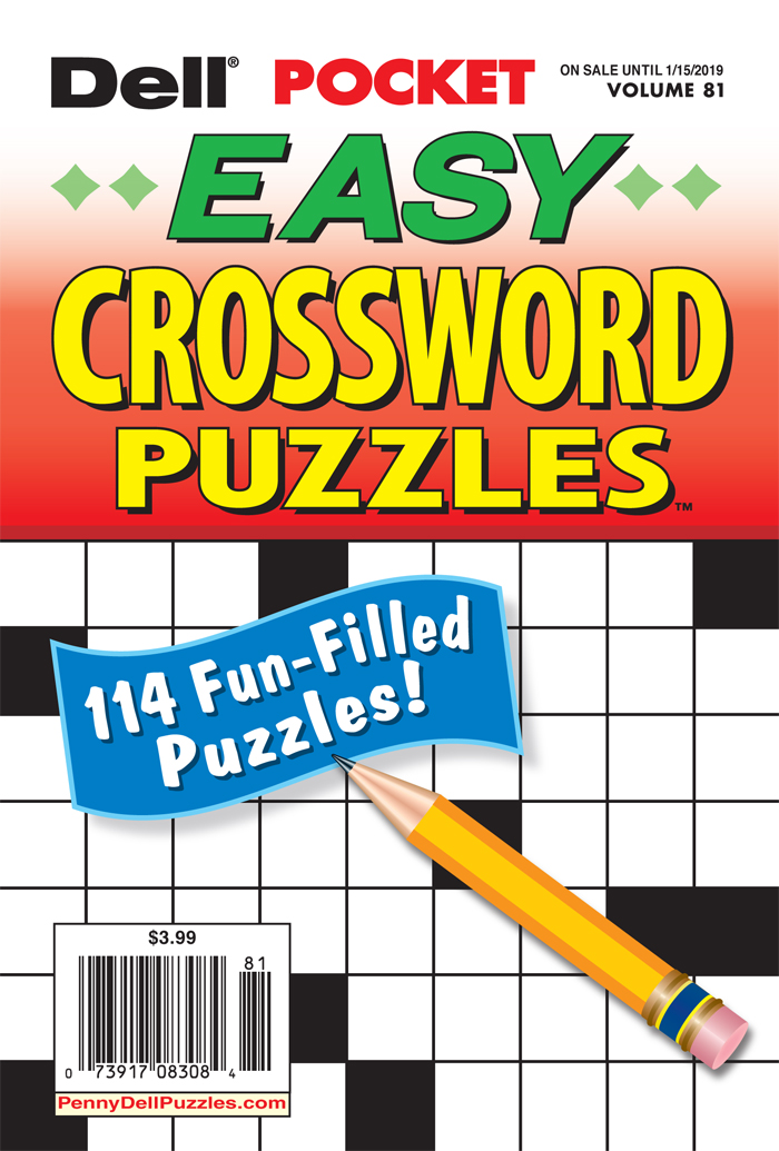 Pocket Easy Crossword Puzzles Penny Dell Puzzles - Dell Pocket Easy Crossword Puzzles