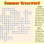 10 Best Large Print Easy Crossword Puzzles Printable Printablee - Easy A Class Crossword Puzzle
