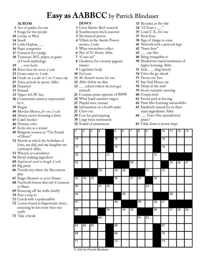 PIECE OF CAKE CROSSWORDS Puzzles You ll Have Fun Finishing By Patrick  - Easy A Piece Of Cake Crossword