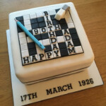 Crossword Cake For 90th Birthday Dad Birthday Cakes 70th Birthday  - Easy A Piece Of Cake Crossword