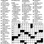 Free Daily Crossword Puzzles From Newsday Crossword Puzzles  - Easy Arrow Crosswords Printable