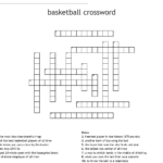 Basketball Chamberlain Crossword - Easy Basket Crossword Puzzle Clue