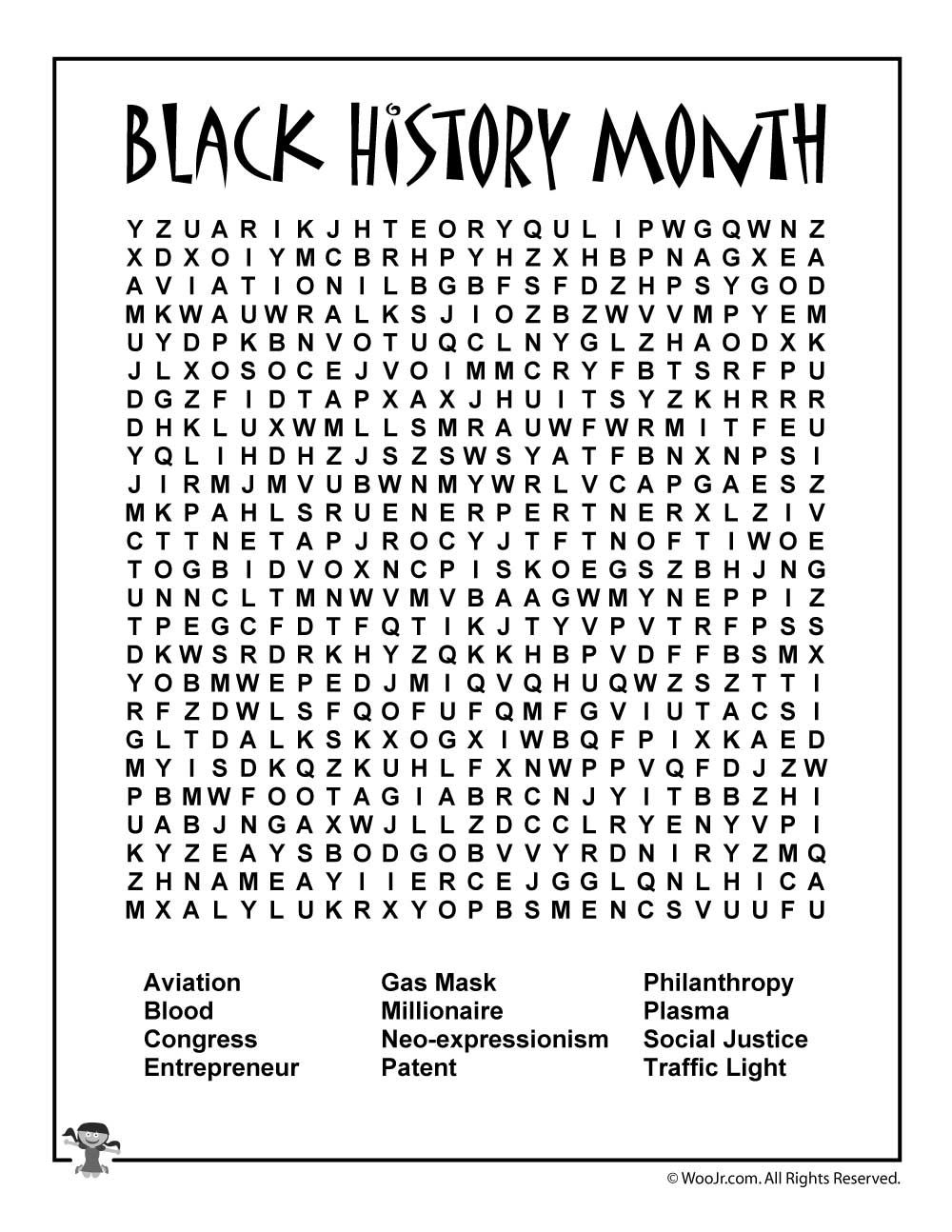 Free Printable Black History Crossword Puzzles Printable Word Searches - Easy Black History Crossword Puzzle Printable