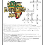 Black History Month Crossword Worksheet Answer Key Woo Jr Kids  - Easy Black History Crossword Puzzle Printable