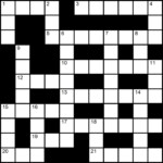 Easy Printable Crossword Puzzles Easy Crossword Puzzle Worksheet  - Easy Blank Simple Crossword Clue