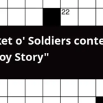 Bucket O Soldiers Contents In Toy Story Crossword Clue - Easy Buckets Crossword