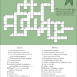 A Fun And Free Baby Shower Crossword Puzzle - Easy Card Game Crossword