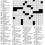 Easy Free Printable Crossword Puzzles Medium Difficulty Free  - Easy Chair Site Crossword