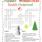 Christmas Crossword Puzzles Best Coloring Pages For Kids - Easy Christmas Crossword Printable Activities