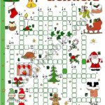 Christmas Crossword ESL Worksheet By Tecus Christmas Crossword  - Easy Christmas Downloadable Crossword Puzzle Clipart