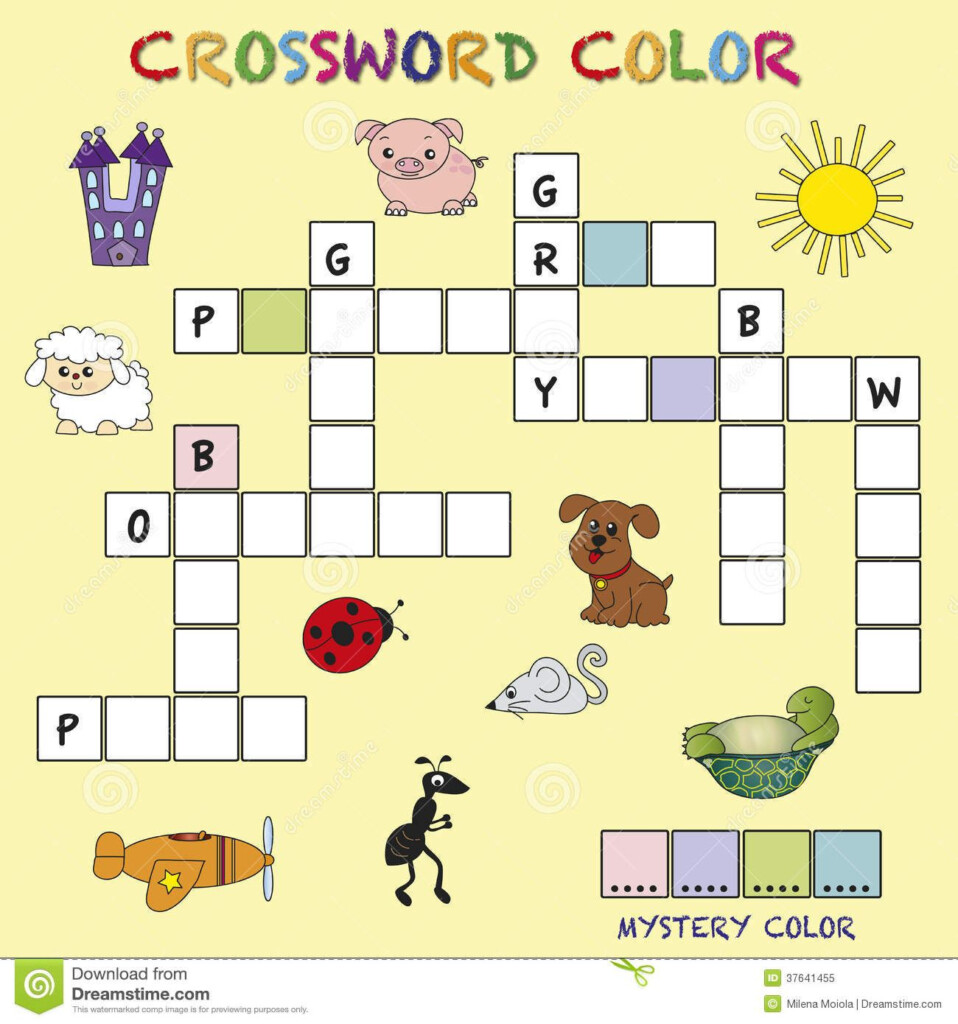 Crossword Puzzles Crossword Printable Crossword Puzzles - Easy Color Crossword Puzzles