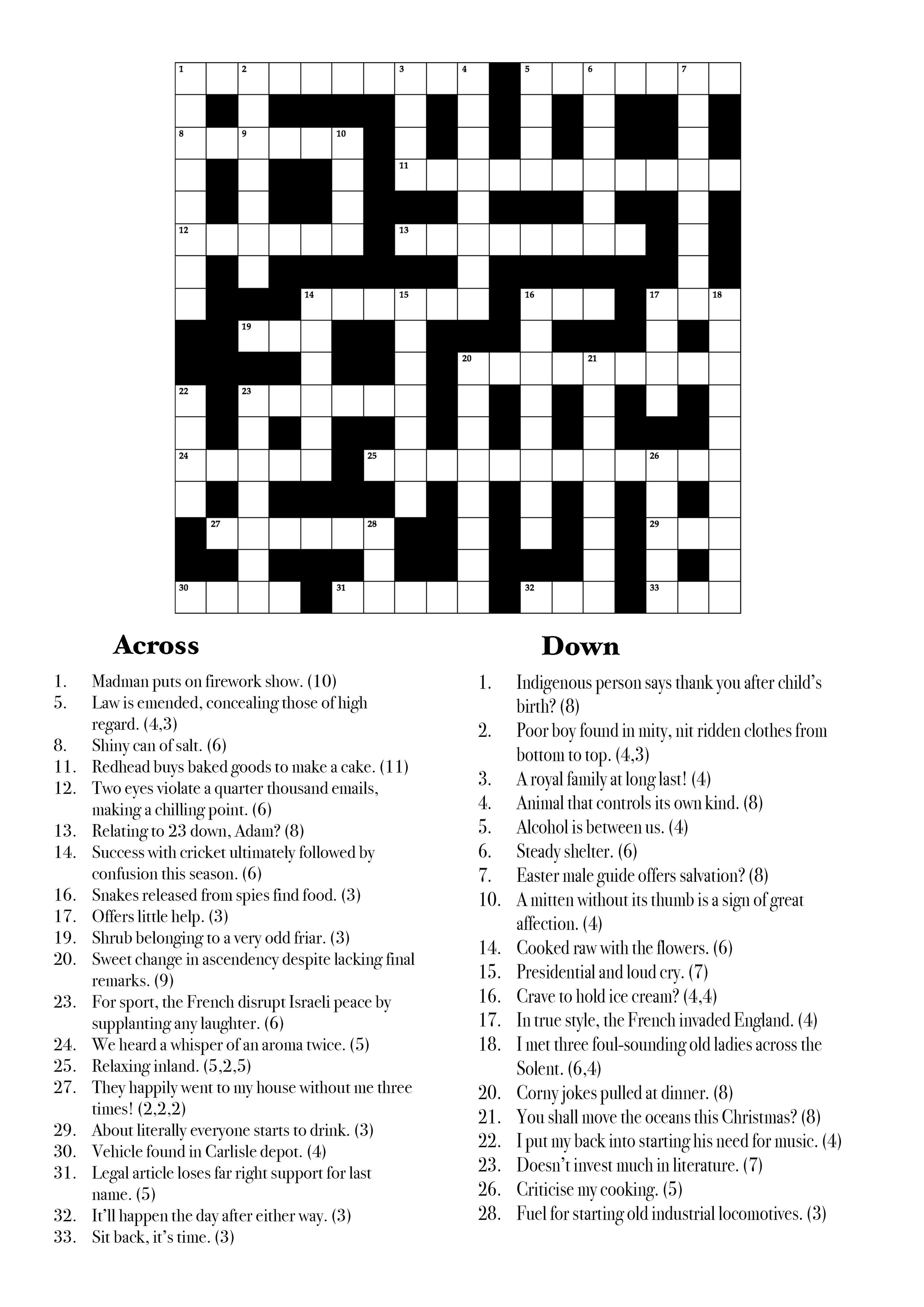 55 Cryptic Crossword Examples Daily Crossword Clue - Easy Criticisms Crossword