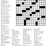Easy Free Printable Crossword Puzzles Medium Difficulty Free Daily  - Easy Crossword Game Online