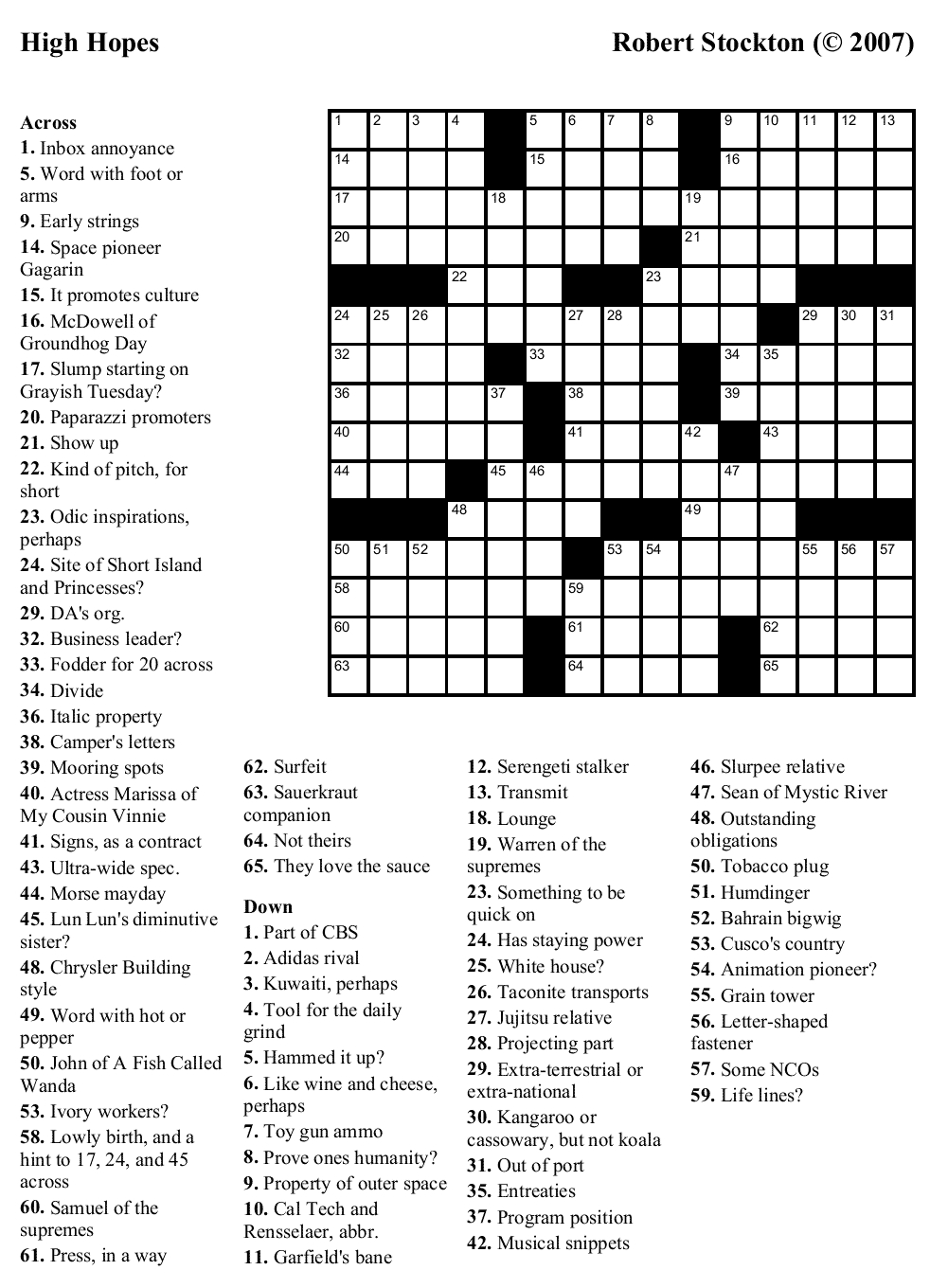 Free Online Printable Crossword Puzzles Free Printable - Easy Crossword In The Indo