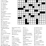 Beginner Free Easy Printable Crossword Puzzles For Adults Pin On  - Easy Crossword Maker Free