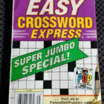 4 Penny Press Easy Crossword Express Puzzle Books Crosswords 2  - Easy Crossword Puzzle Books For Sale