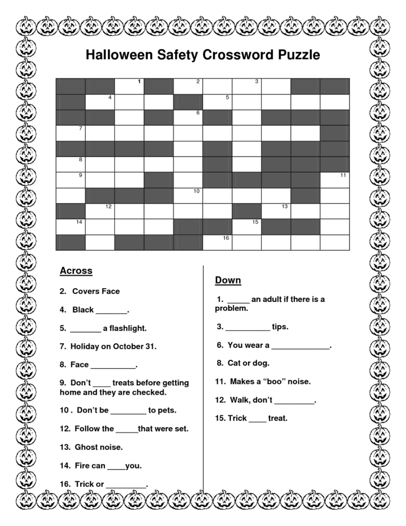 Easy Crosswords For Kids To Print Activity Shelter - Easy Crossword Puzzles For Kids Dreams