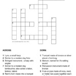 Printable Bible Crossword Puzzles With Answers Printable Crossword  - Easy Crossword Puzzles For Kids With Answers