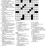 Printable Crossword Puzzles For Teens Printable Crossword Puzzles - Easy Crossword Puzzles For Teens
