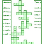 Opposite Crossword English Lessons For Kids Crossword Opposite Words - Easy Crossword Puzzles Opposites