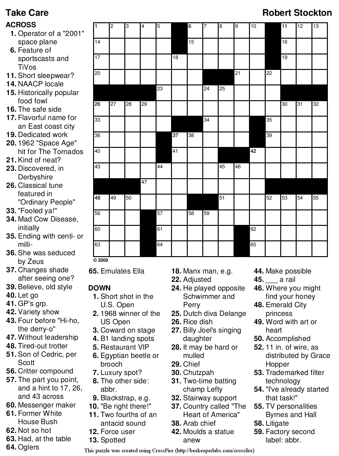 Free Easy Printable Crossword Puzzles For Adults - Easy Crossword Puzzles Play Free Online